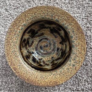 Vintage Glazed Stoneware Bowl by Paul Ray